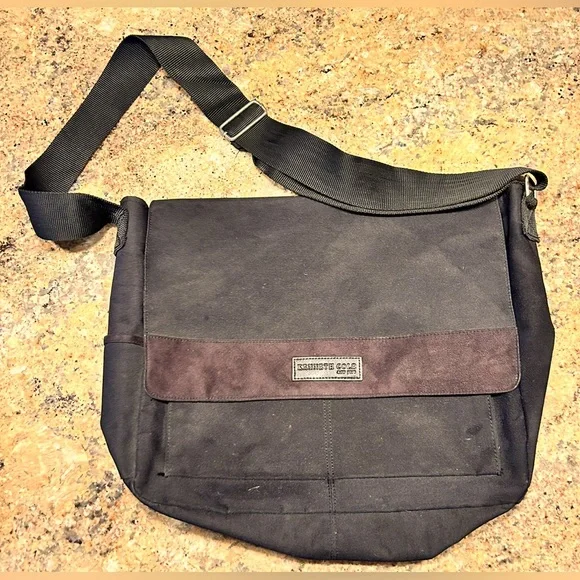 Kenneth Cole New York Canvas Laptop Bag - Picture 1 of 7